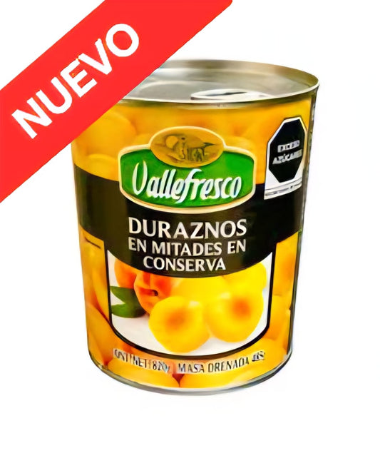 Duraznos Vallefresco 12/820 grms